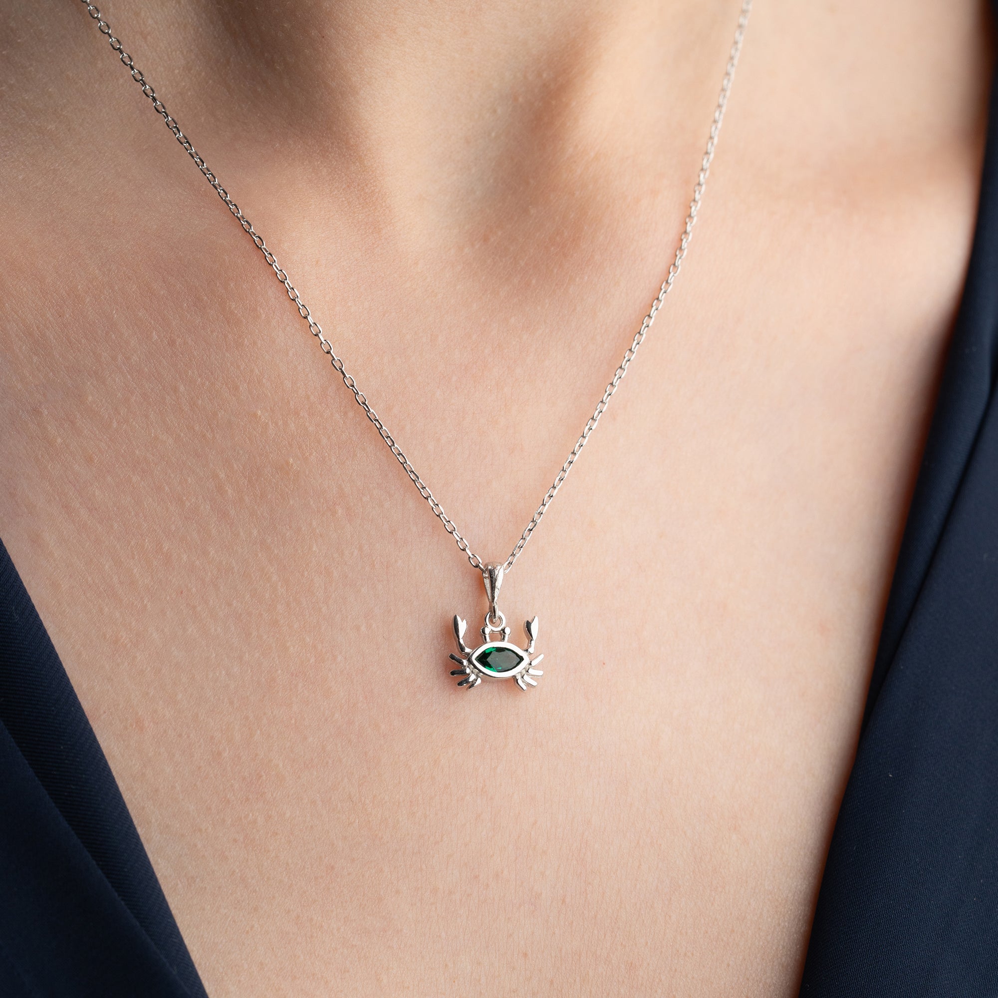 ZIRKONIUMKRÄFTSHALSBAND | 925 SILVER