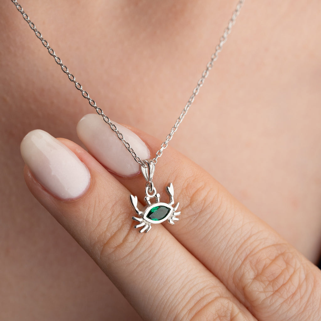 ZIRKONIUMKRÄFTSHALSBAND | 925 SILVER