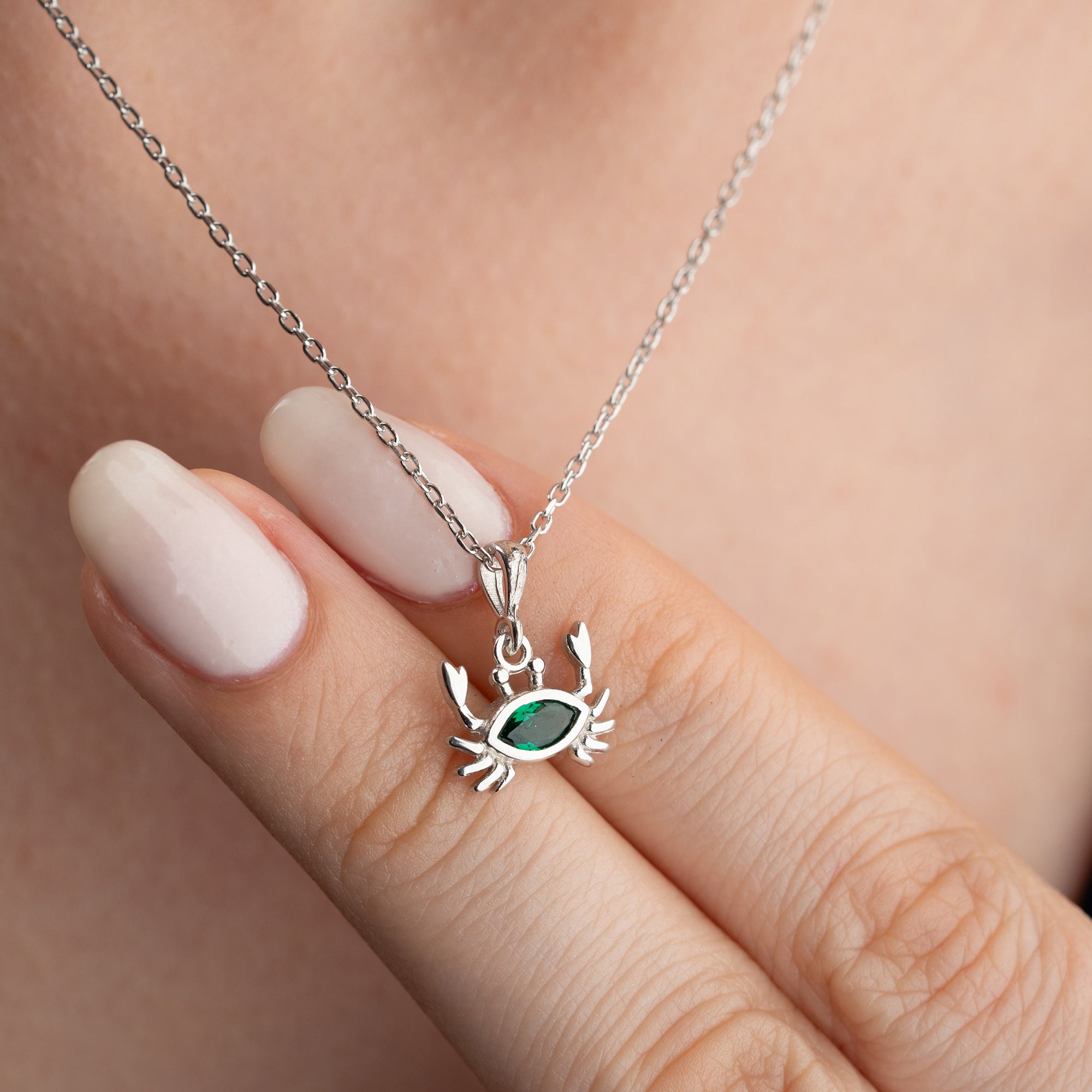 ZIRKONIUMKRÄFTSHALSBAND | 925 SILVER