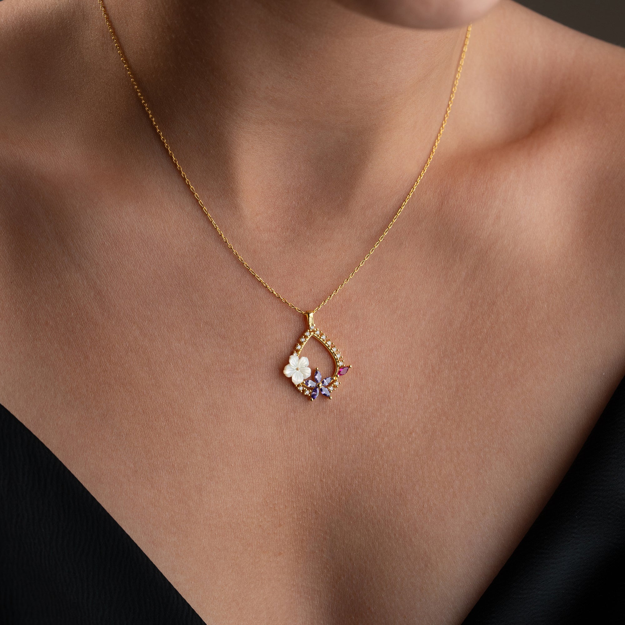 DROP VEVENTY HALSBAND | 925 SILVER