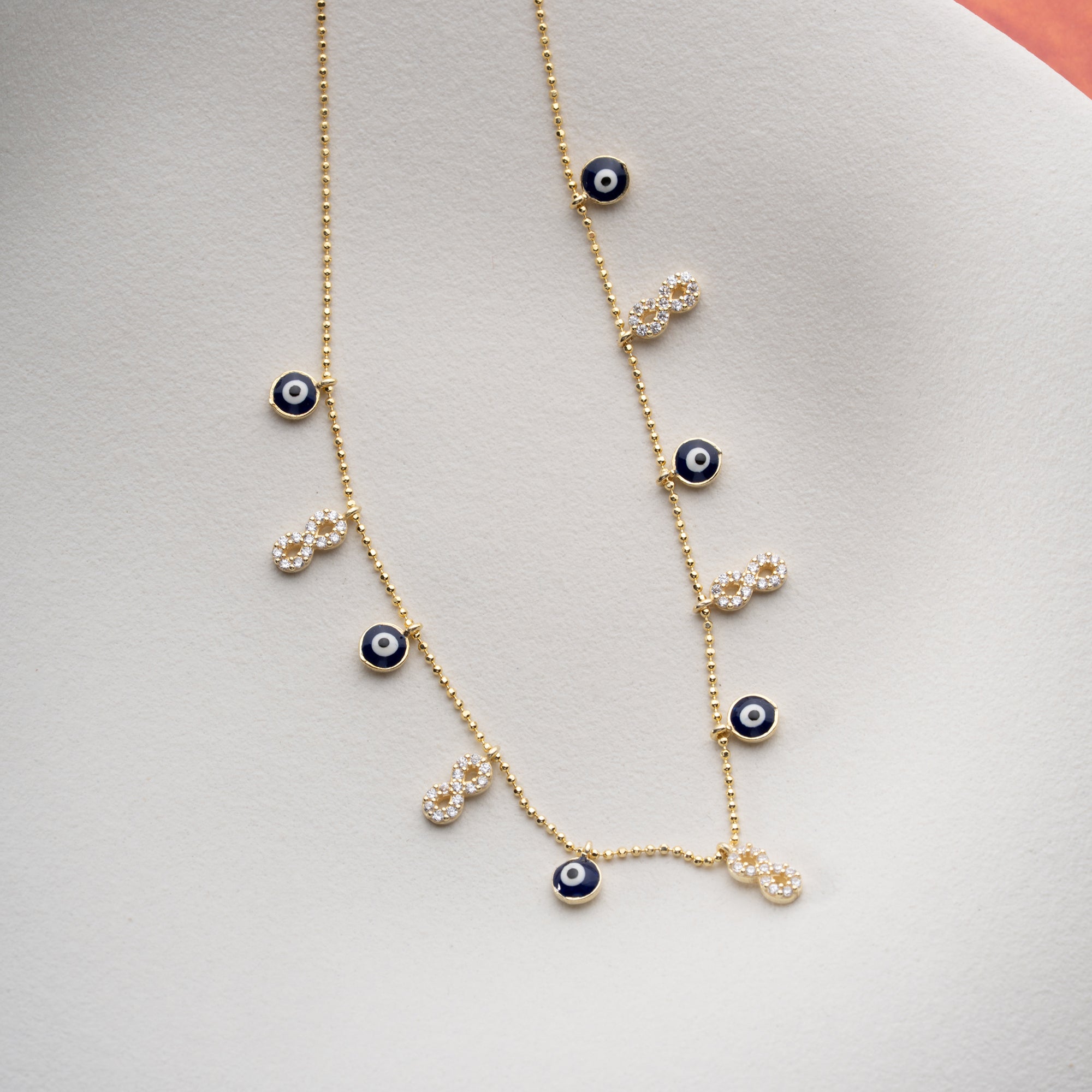 INFINITY X NAZAR HALSBAND | 925 SILVER 