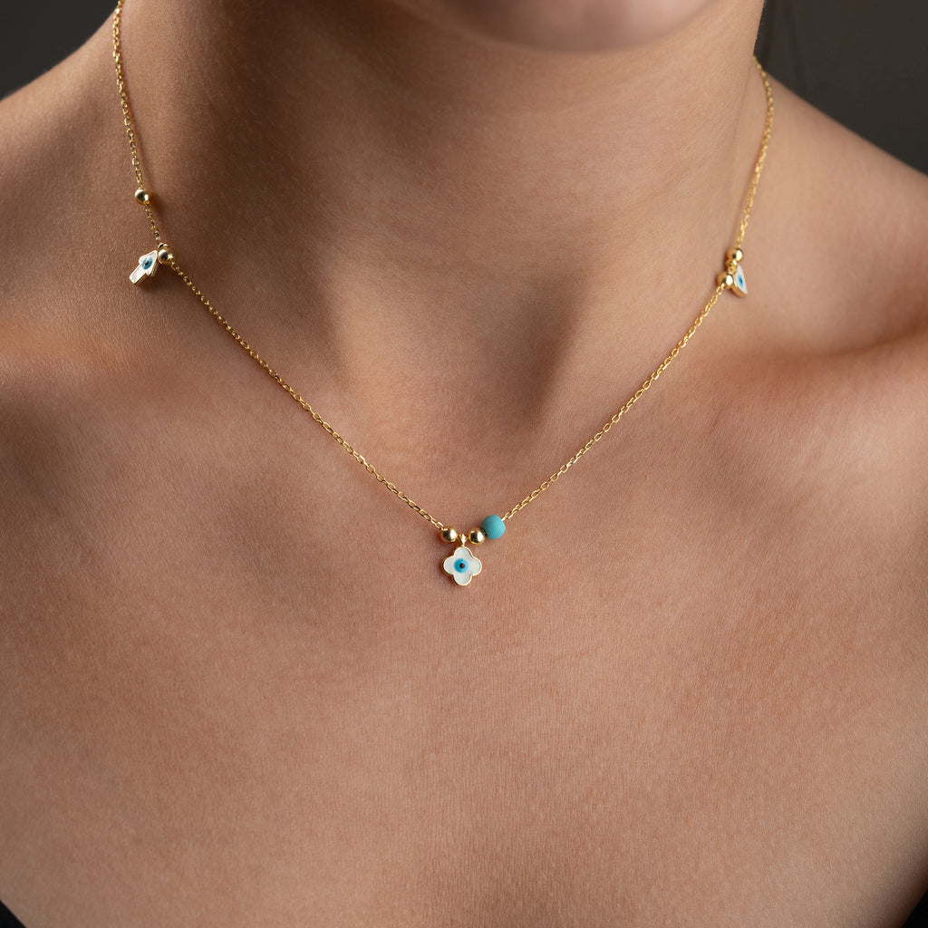 MINI PRÄSTKÄRNHALSBAND | 925 SILVER