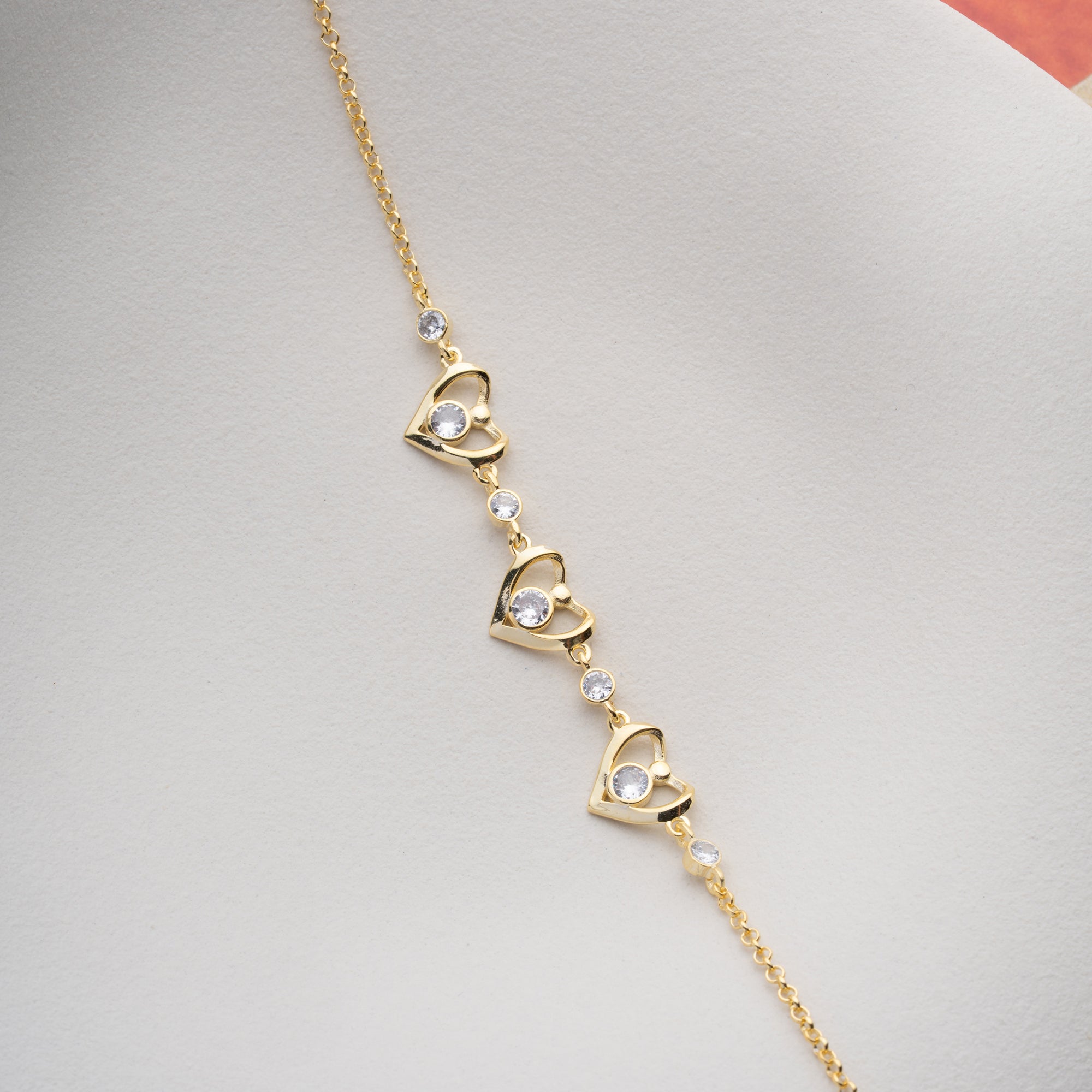 RUYA HJÄRTA ARMBAND | 925 SILVER