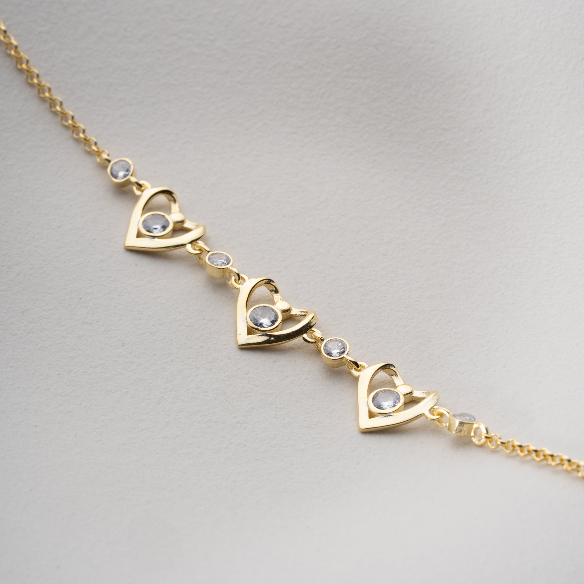 RUYA HJÄRTA ARMBAND | 925 SILVER