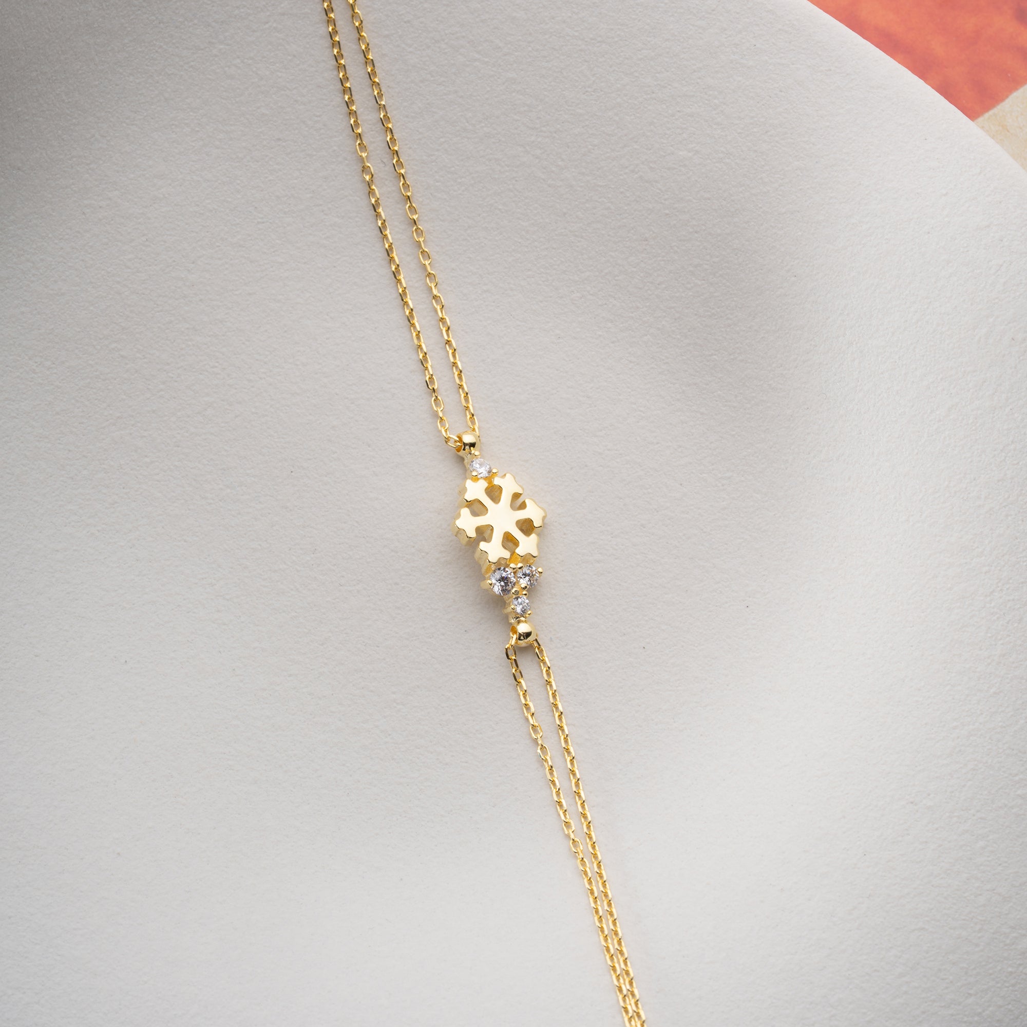 SNÖFLÅNGESTENARMBAND | 925 SILVER