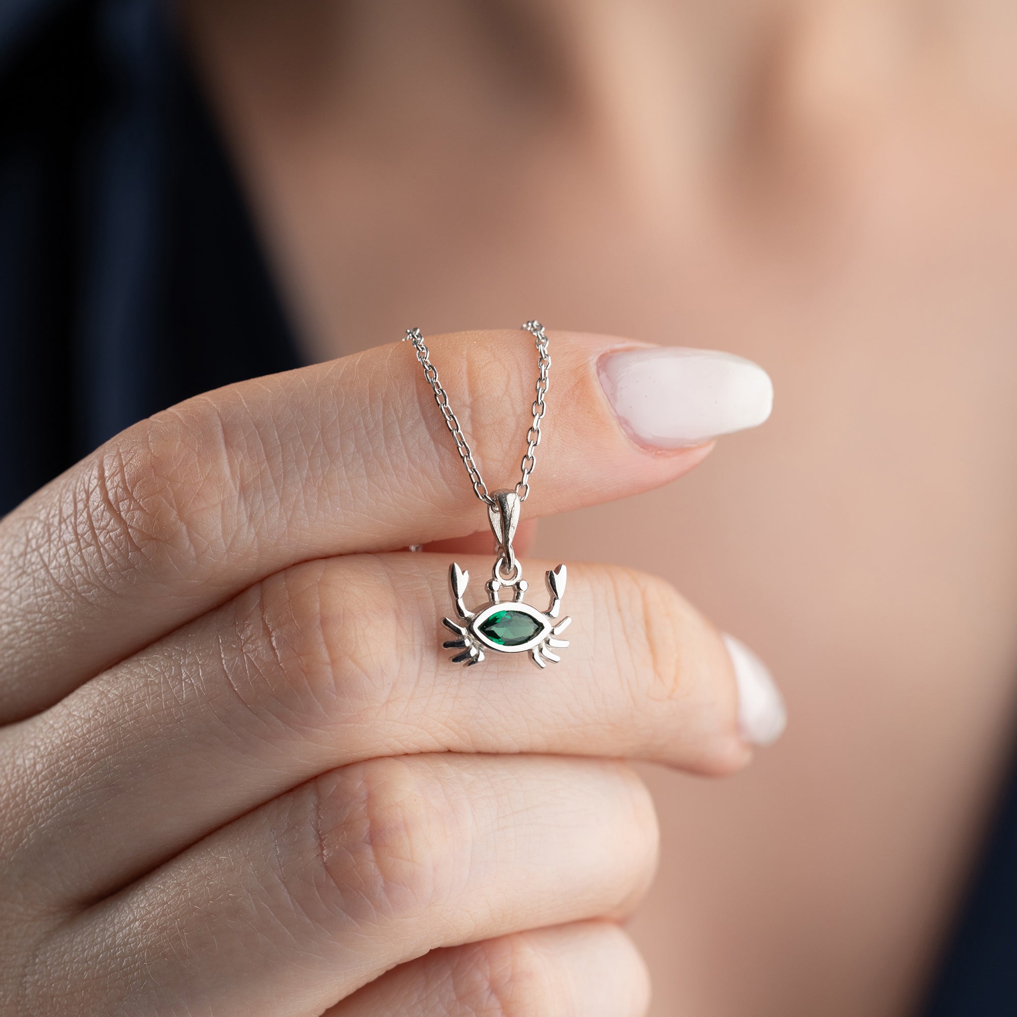 ZIRKONIUMKRÄFTSHALSBAND | 925 SILVER