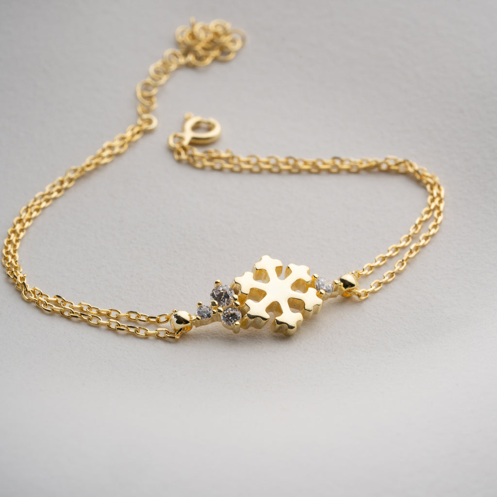 SNÖFLÅNGESTENARMBAND | 925 SILVER