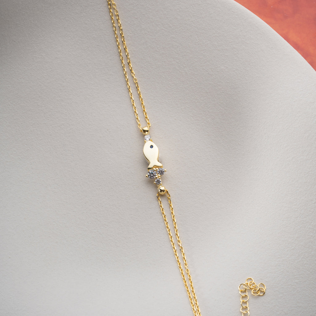 ARMBAND FÖR FISKSTEN | 925 SILVER