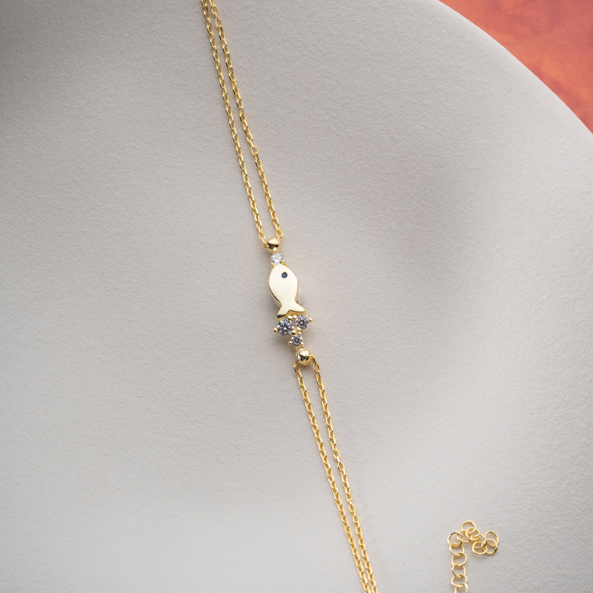 ARMBAND FÖR FISKSTEN | 925 SILVER