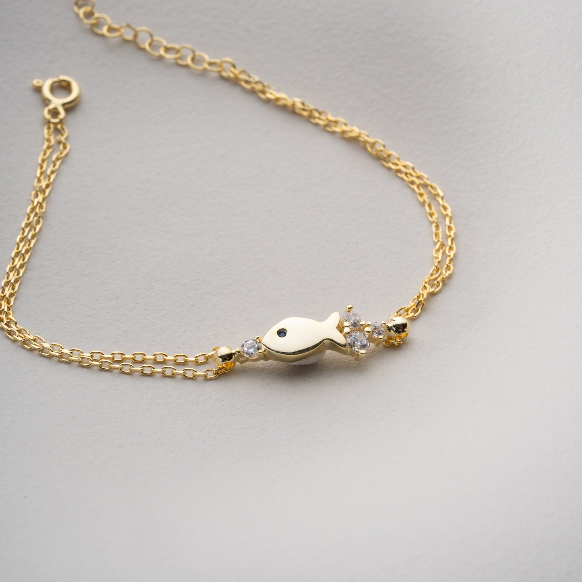 ARMBAND FÖR FISKSTEN | 925 SILVER