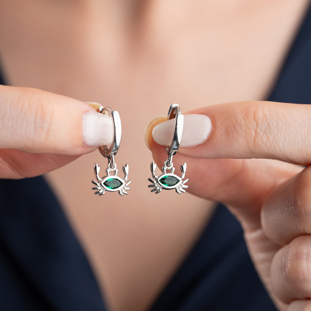 ZIRKONIUMKRÄFTÖRHÄNGEN | 925 SILVER