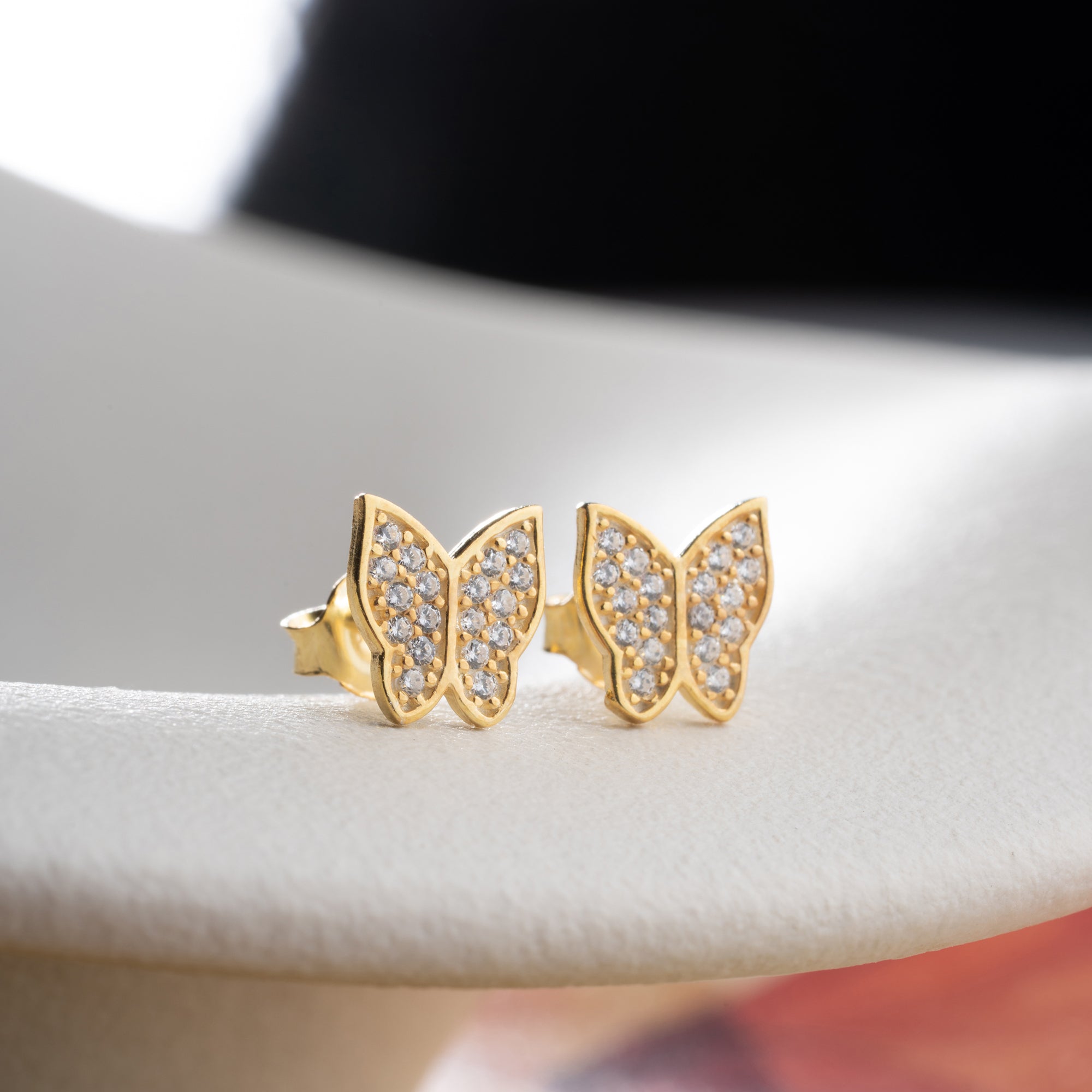 MINI FJÄRILSÖRHANGEN | 925 SILVER