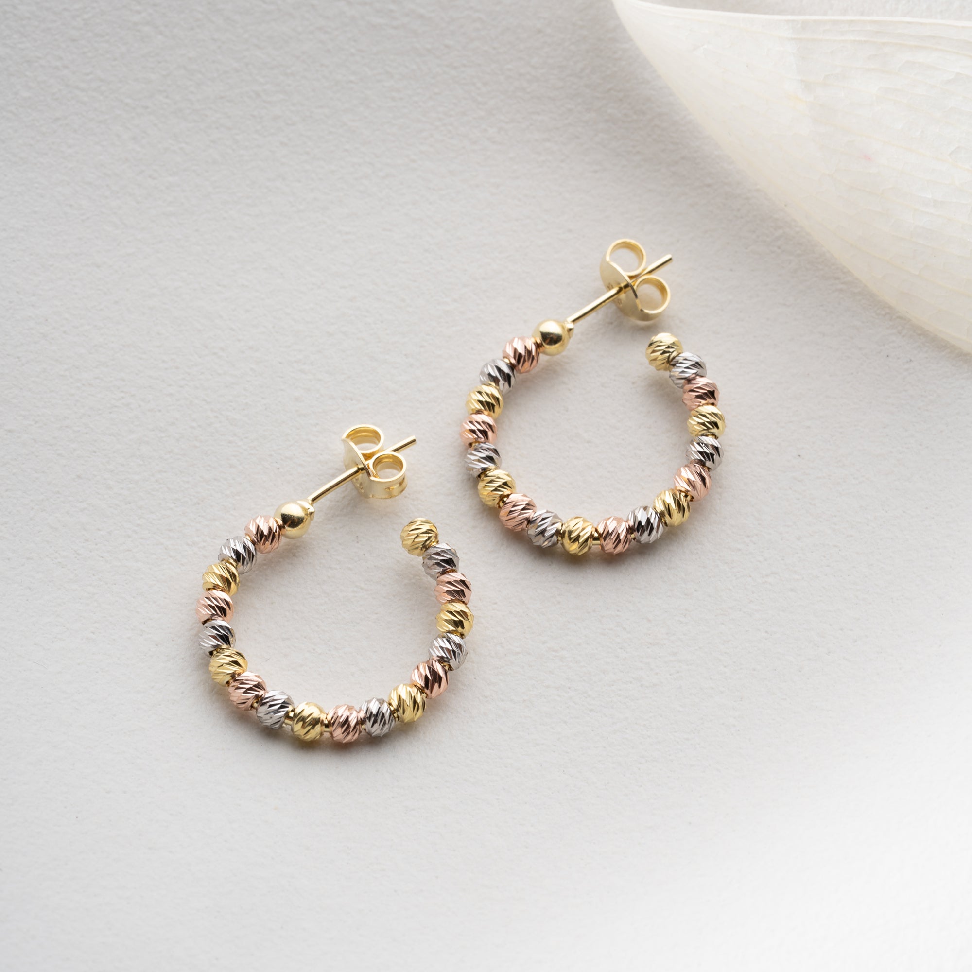 TRICOLOR ÖGONHÄNGNING | 925 SILVER