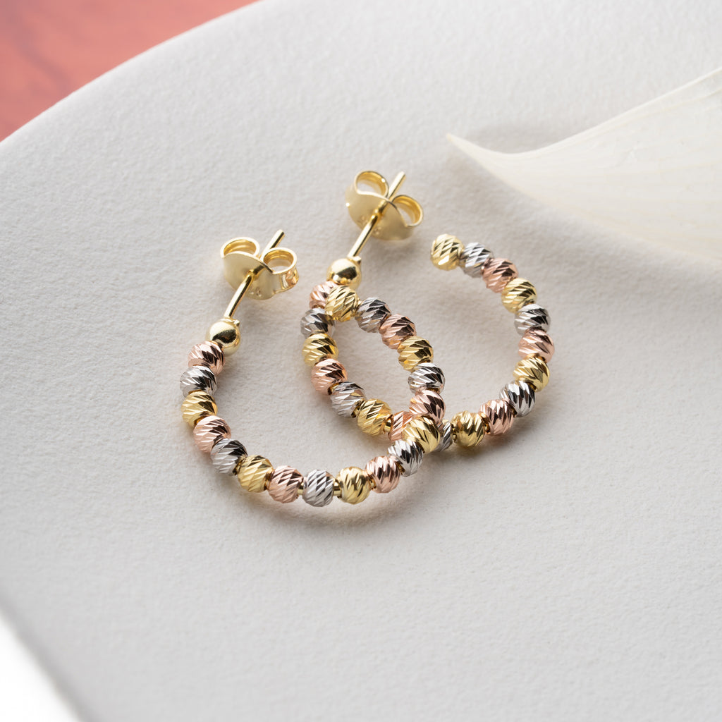 TRICOLOR ÖGONHÄNGNING | 925 SILVER