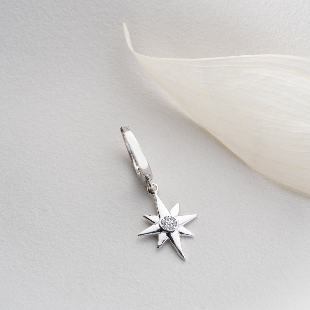 RUBIY ÖRHÄNGEN | 925 SILVER