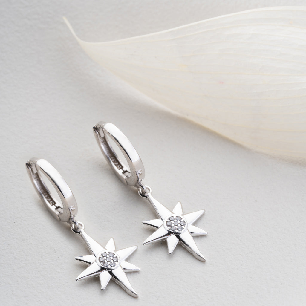 RUBIY ÖRHÄNGEN | 925 SILVER