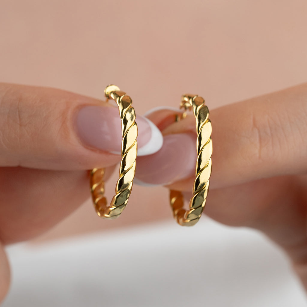 BASIC SPIRALÖRHÄNGEN | 925 SILVER