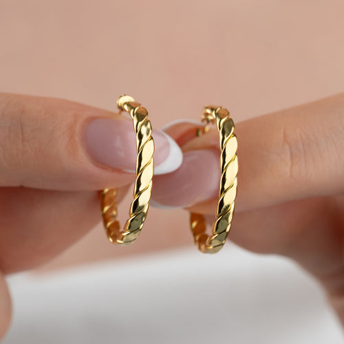 BASIC SPIRALÖRHÄNGEN | 925 SILVER