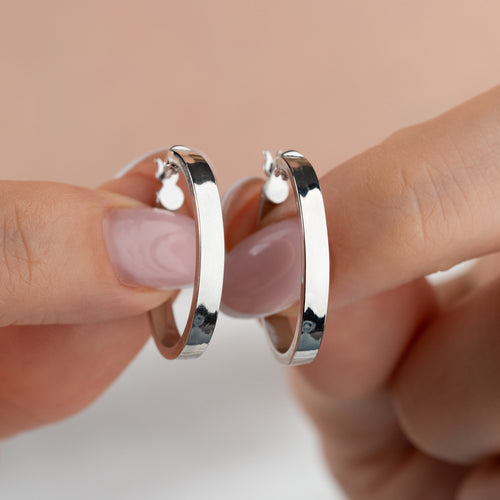 BREDA BASIC ÖRHÄNGEN | 925 SILVER