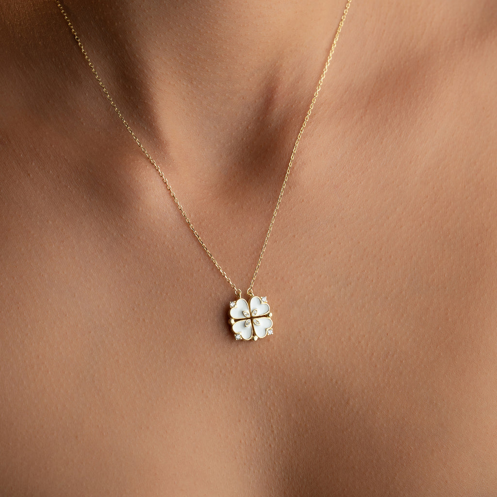 PEVE HJÄRTA KRAGE | 925 SILVER 