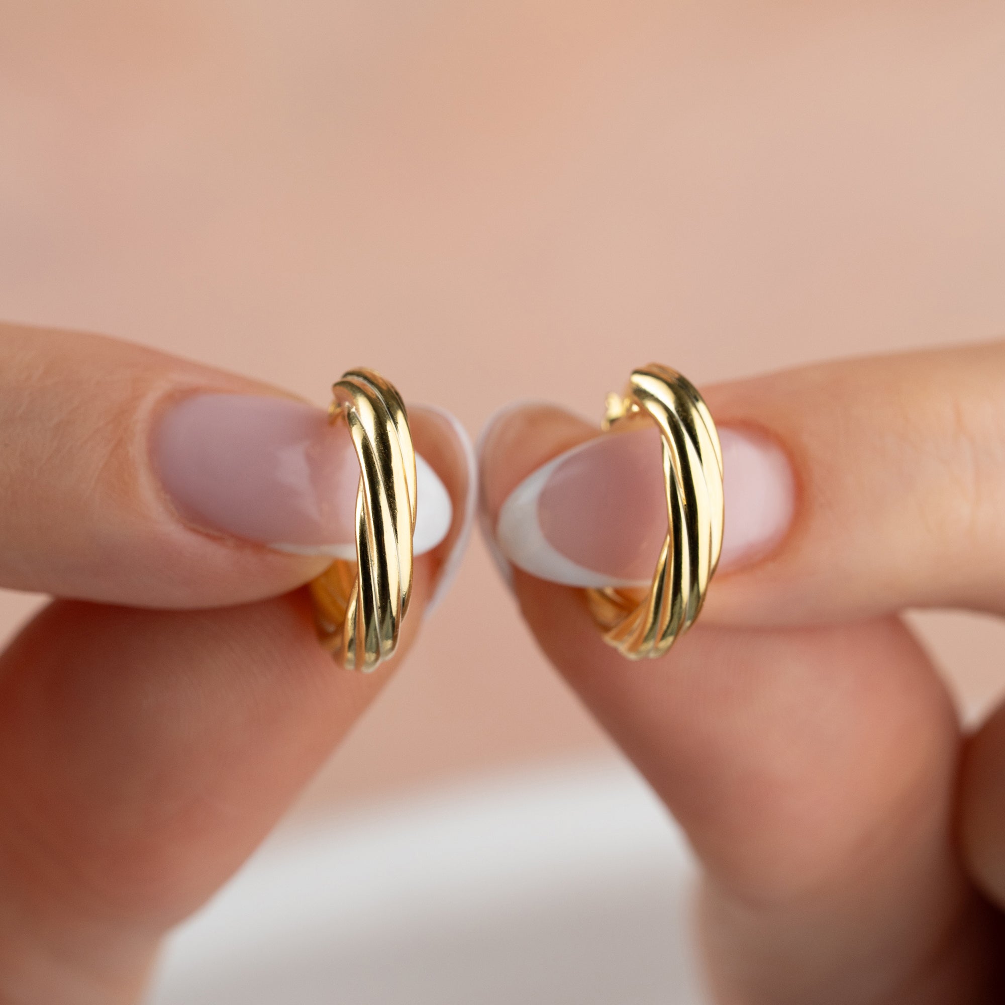 ENKLA TWIST ÖRHÄNGEN | 925 SILVER