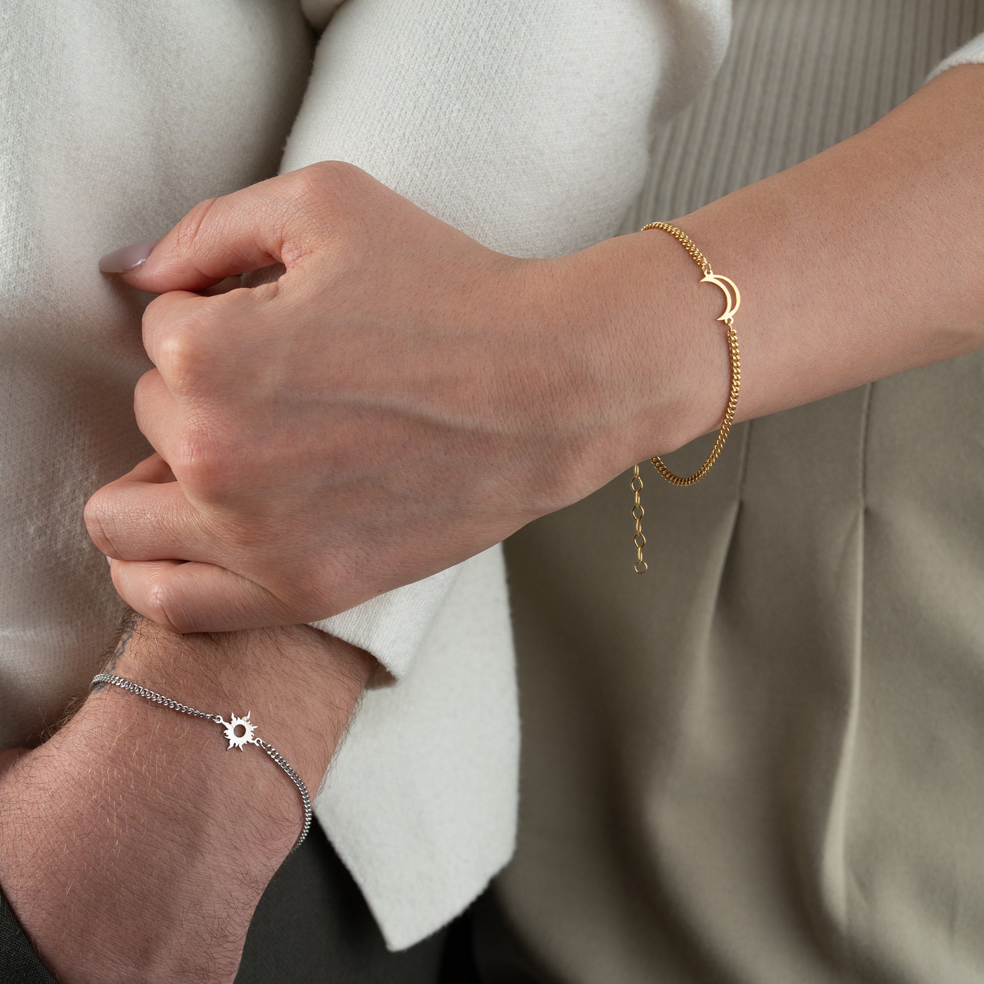 MÅNE- OCH SOLARMBAND | 925 SILVER