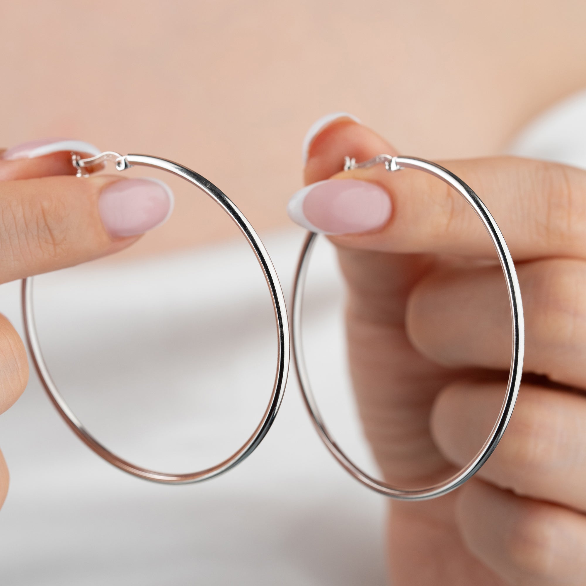 STORA CREOLÖRHÄNGEN | 925 SILVER