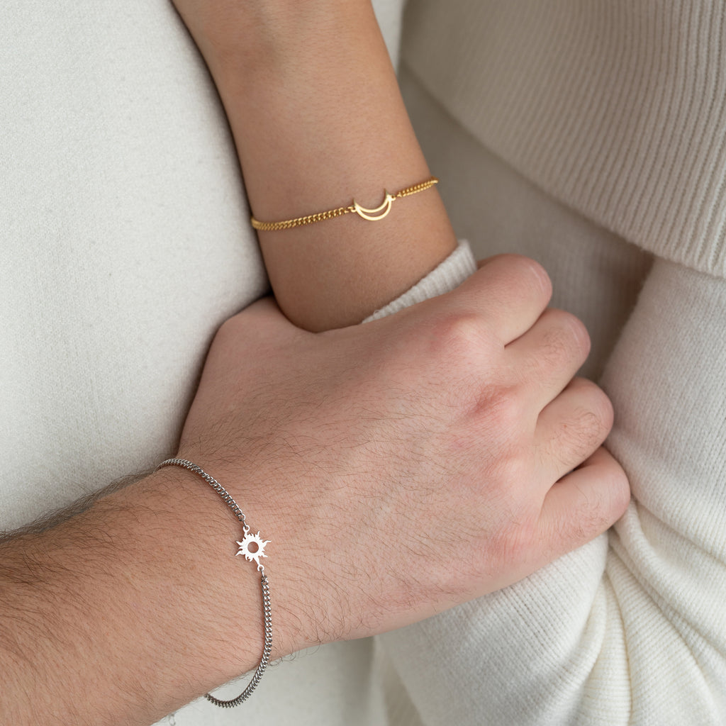 MÅNE- OCH SOLARMBAND | 925 SILVER