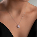 ROSA PRÄSTKRAGEHALSBAND | 925 SILVER