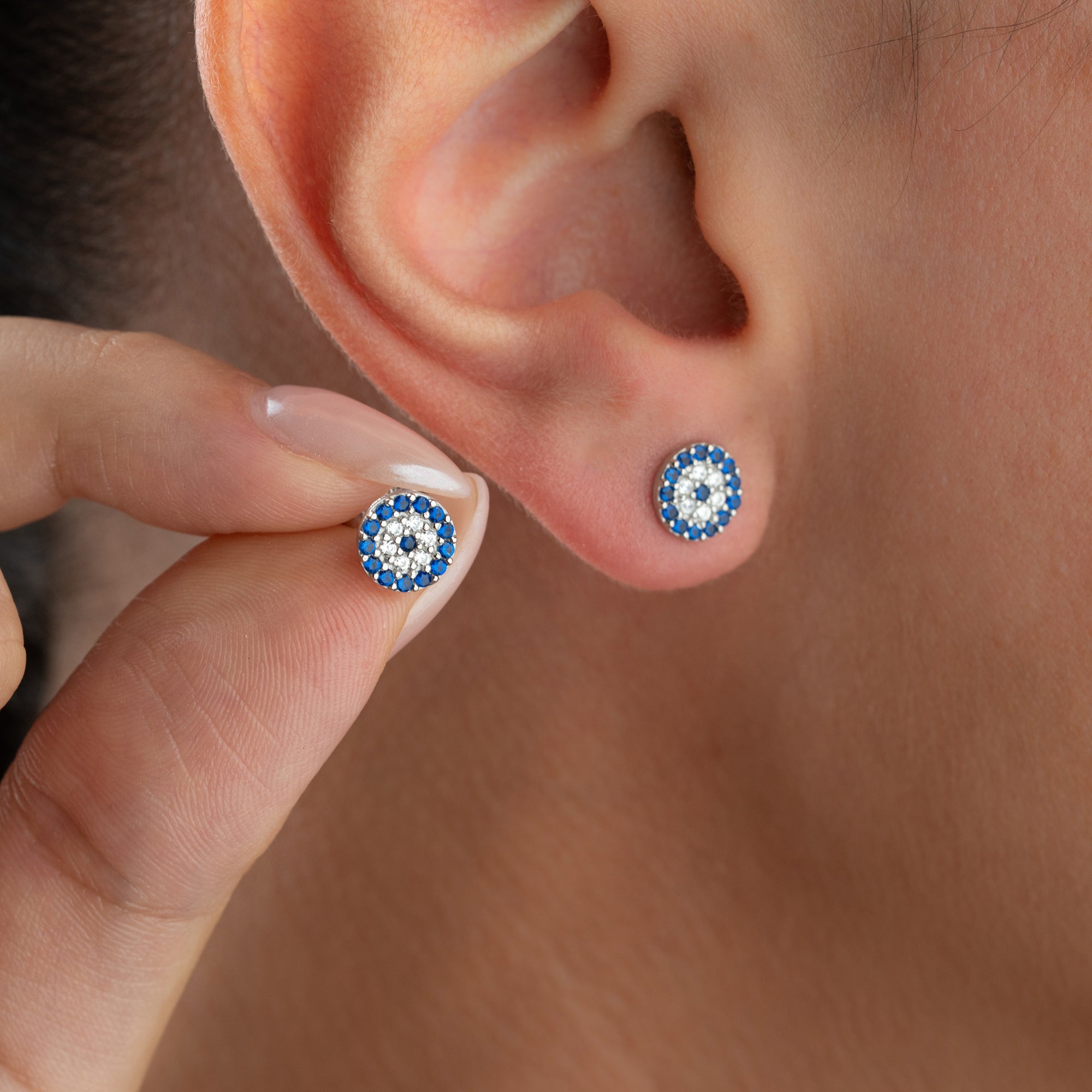 MINI NAZAR ÖGA-HÄNGNING | 925 SILVER