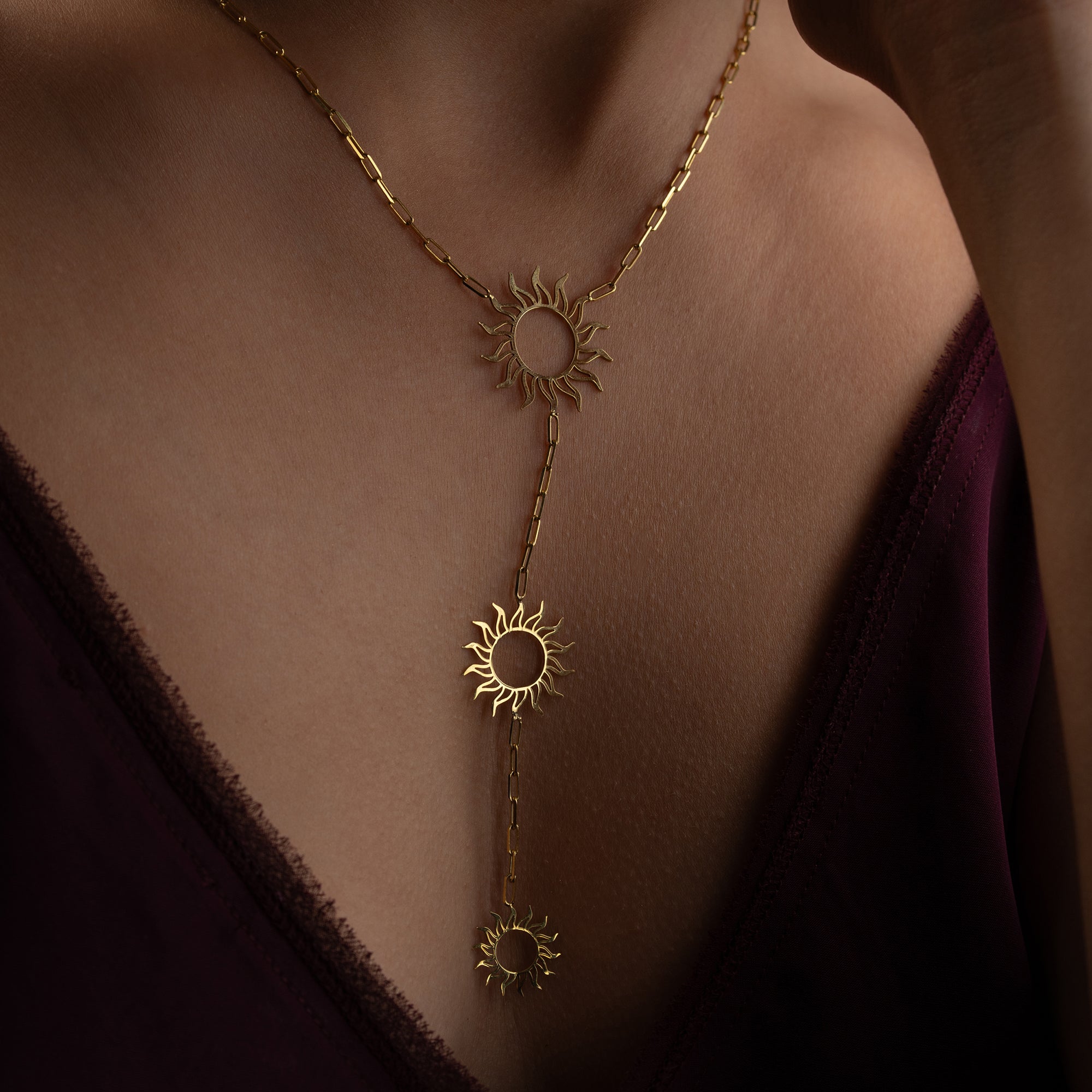 TRIO SOL HALSBAND | 925 SILVER