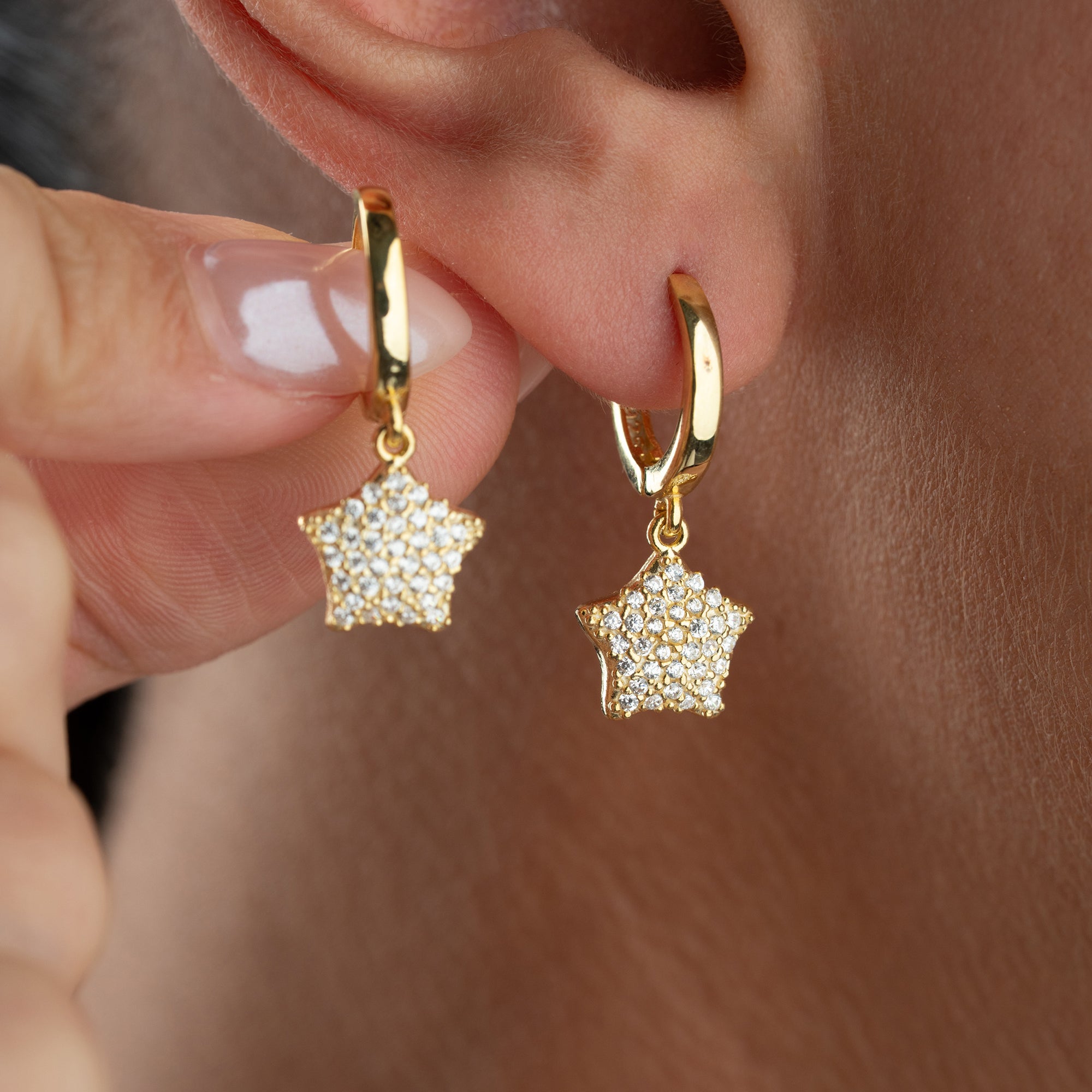 MINI STJÄRNÖGONHÄNGNING | 925 SILVER