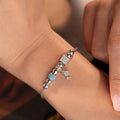 CHARMARMBAND MED ZIRKON | 925 SILVER