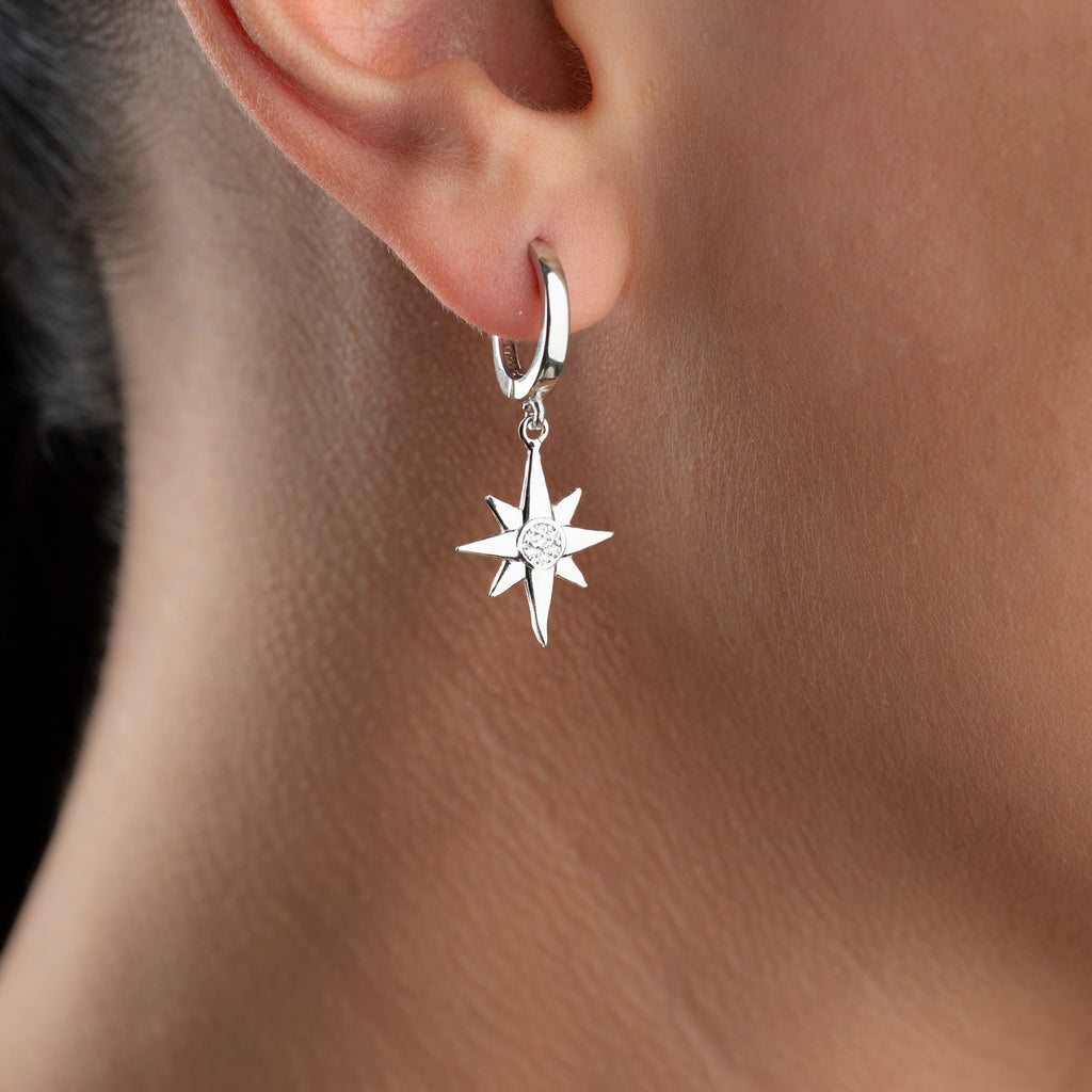 RUBIY ÖRHÄNGEN | 925 SILVER