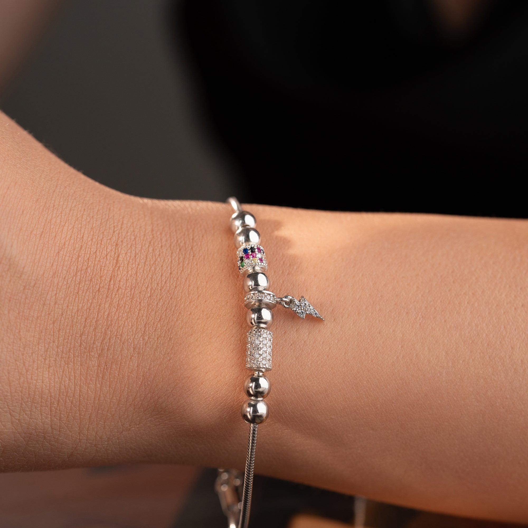 MULTICHARMARMBAND | 925 SILVER