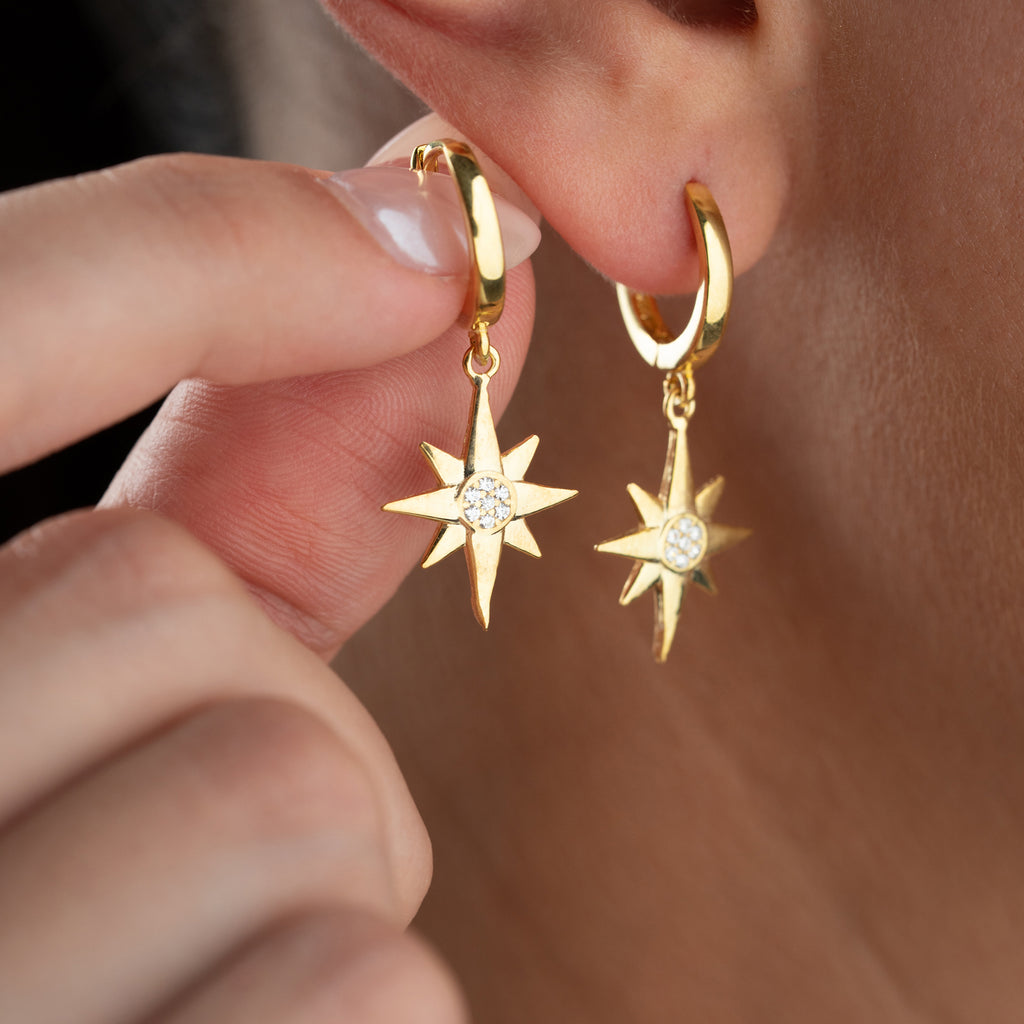 RUBIY ÖRHÄNGEN | 925 SILVER