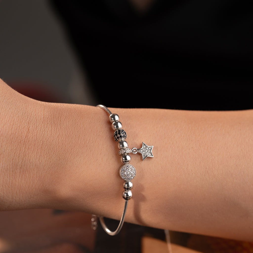 STJÄRNCHARMARMBAND | 925 SILVER