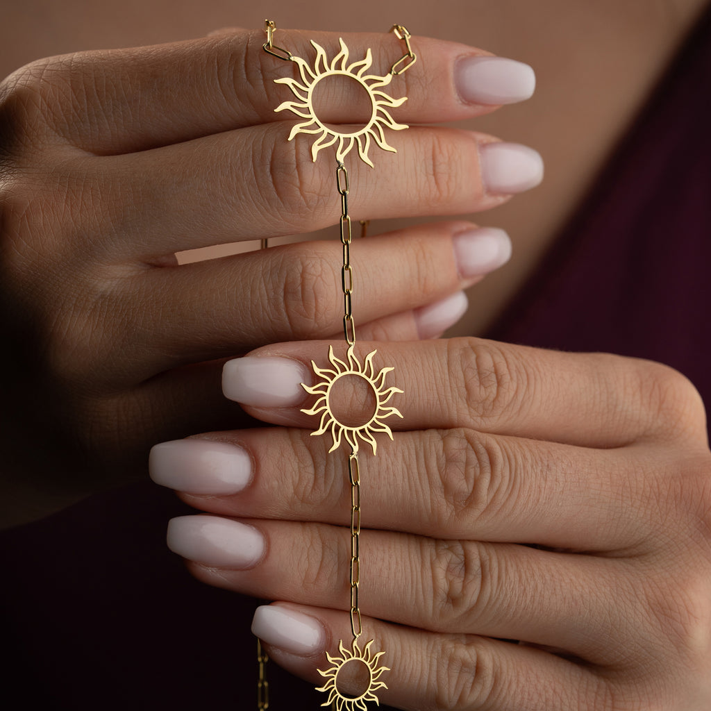 TRIO SOL HALSBAND | 925 SILVER