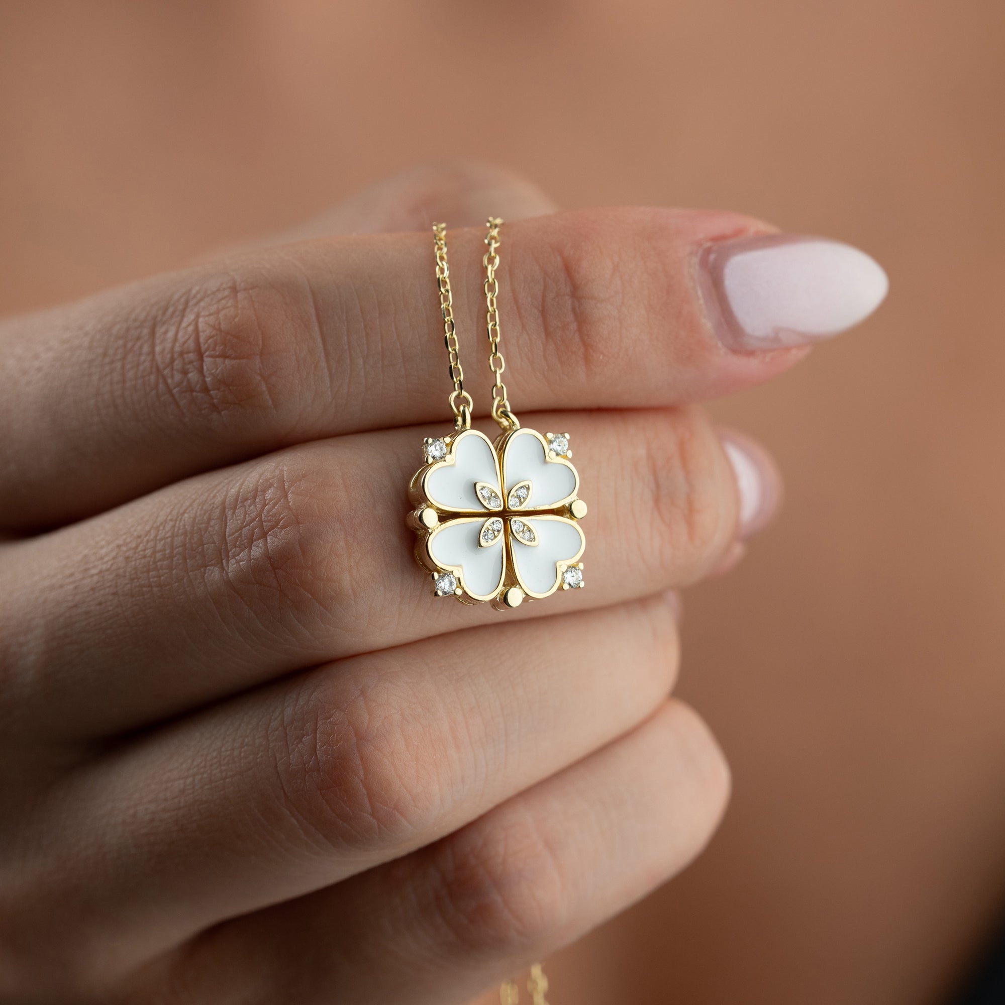 PEVE HJÄRTA KRAGE | 925 SILVER 