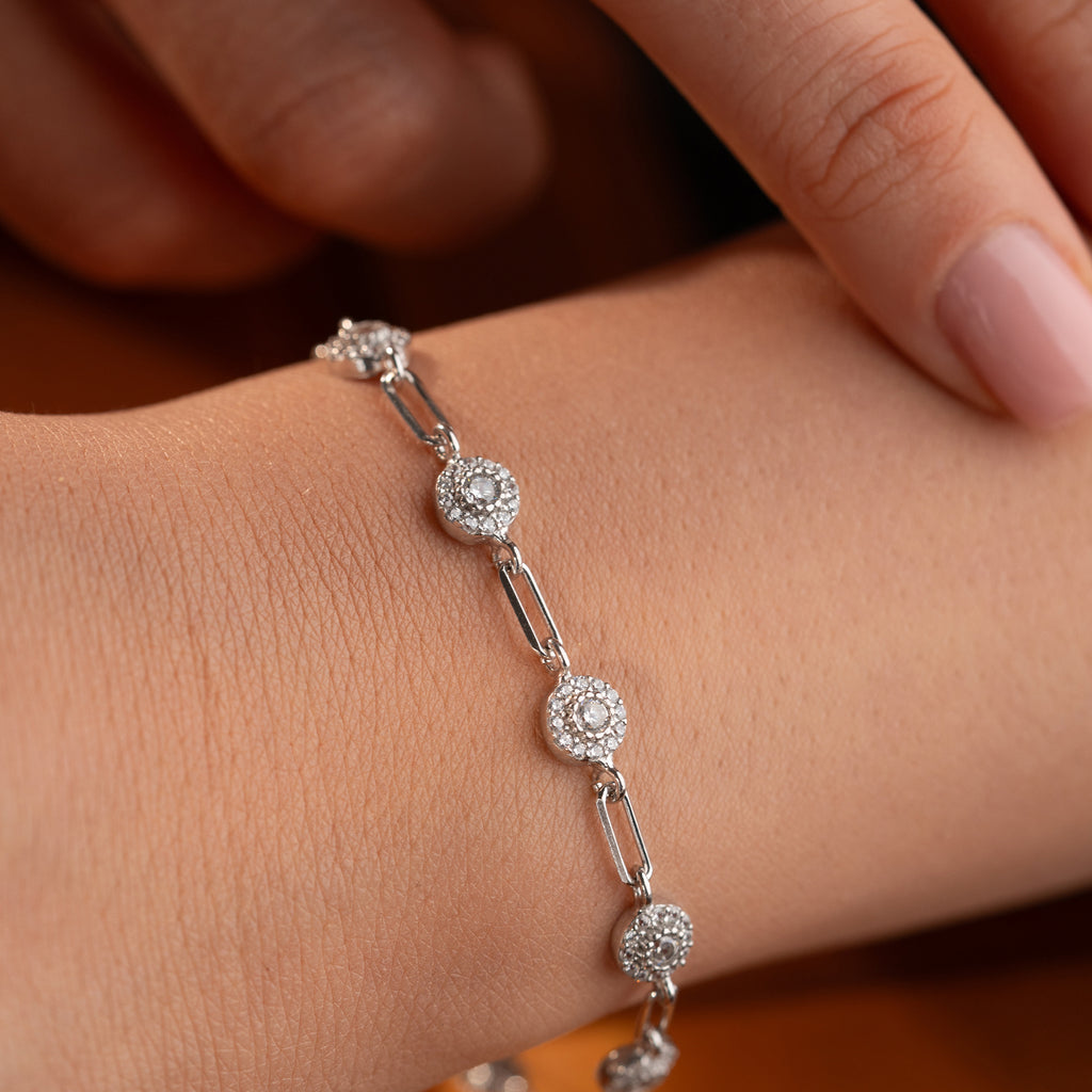 MULTIZIRKONARMBAND | 925 SILVER