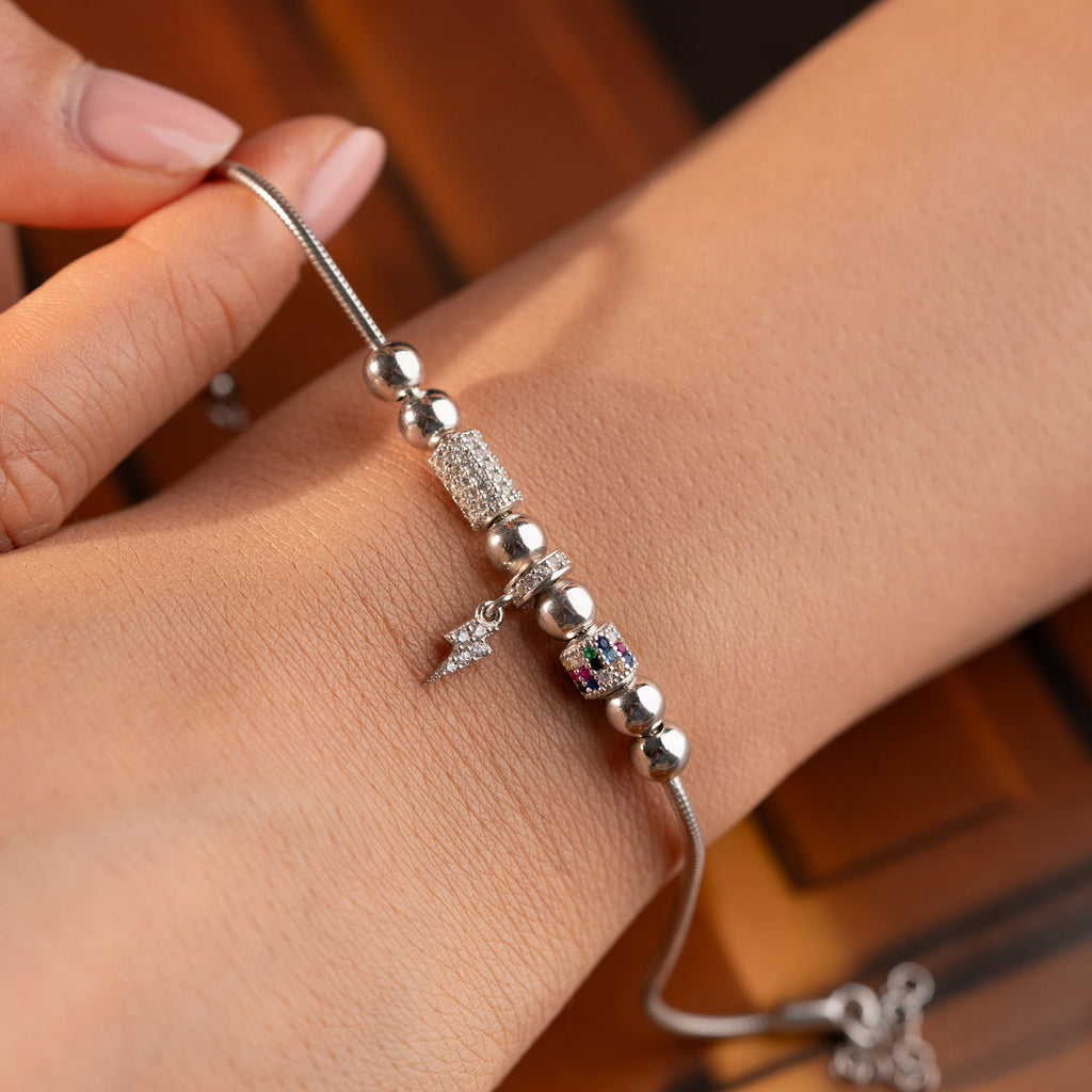 MULTICHARMARMBAND | 925 SILVER