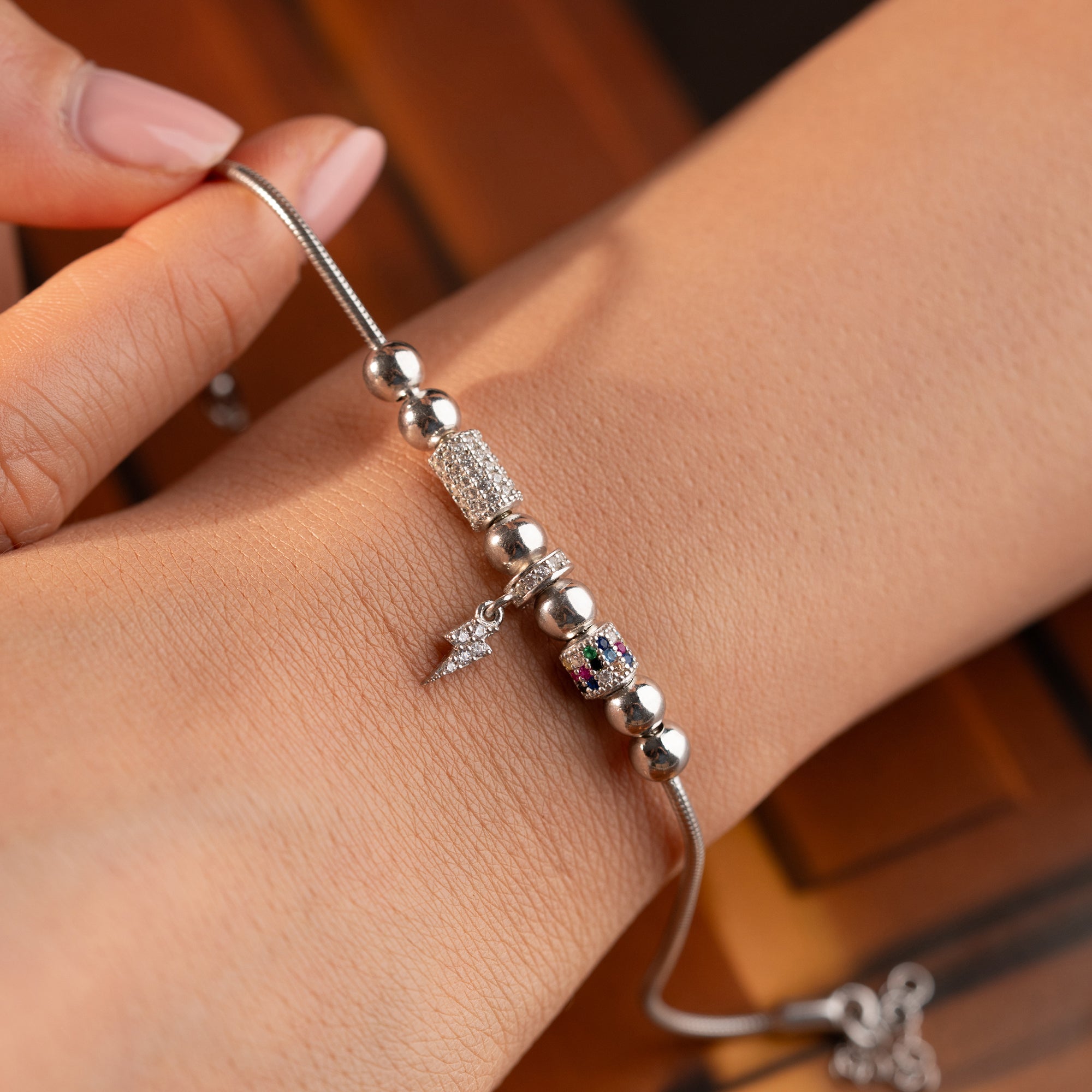 MULTICHARMARMBAND | 925 SILVER