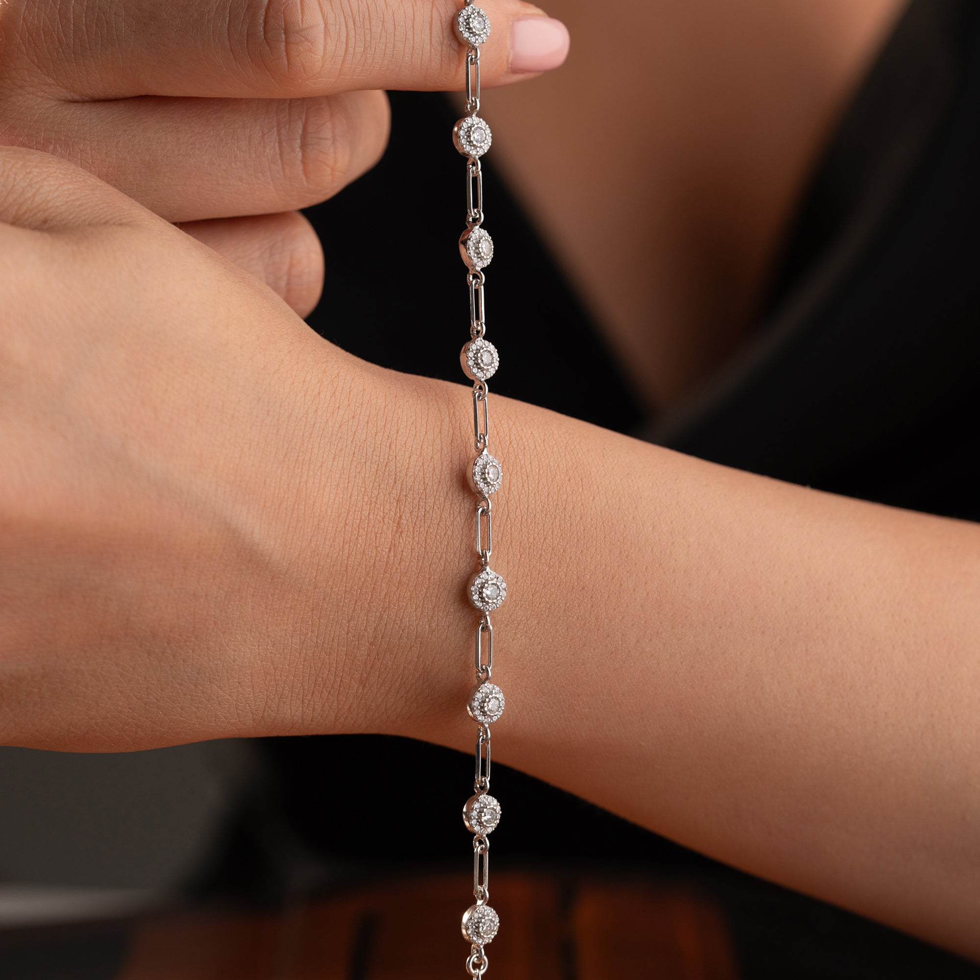 MULTIZIRKONARMBAND | 925 SILVER