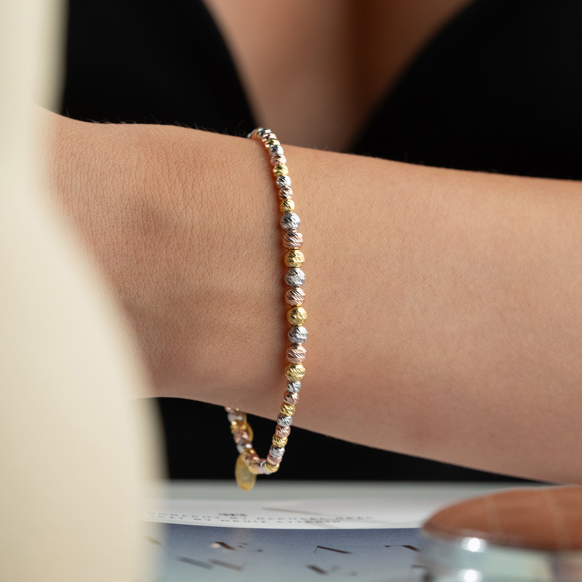 TRICOLOR DORIKA ARMBAND | 925 SILVER