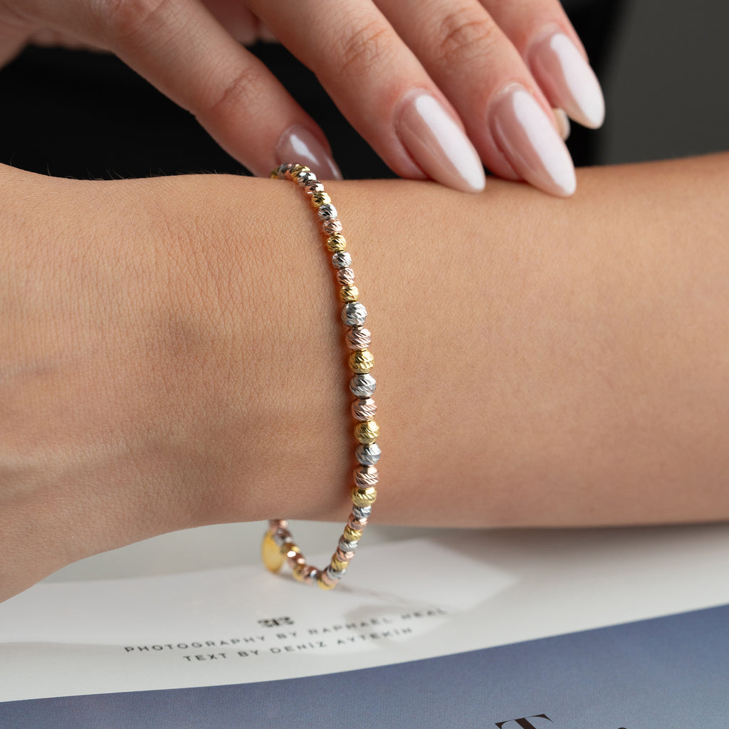 TRICOLOR DORIKA ARMBAND | 925 SILVER