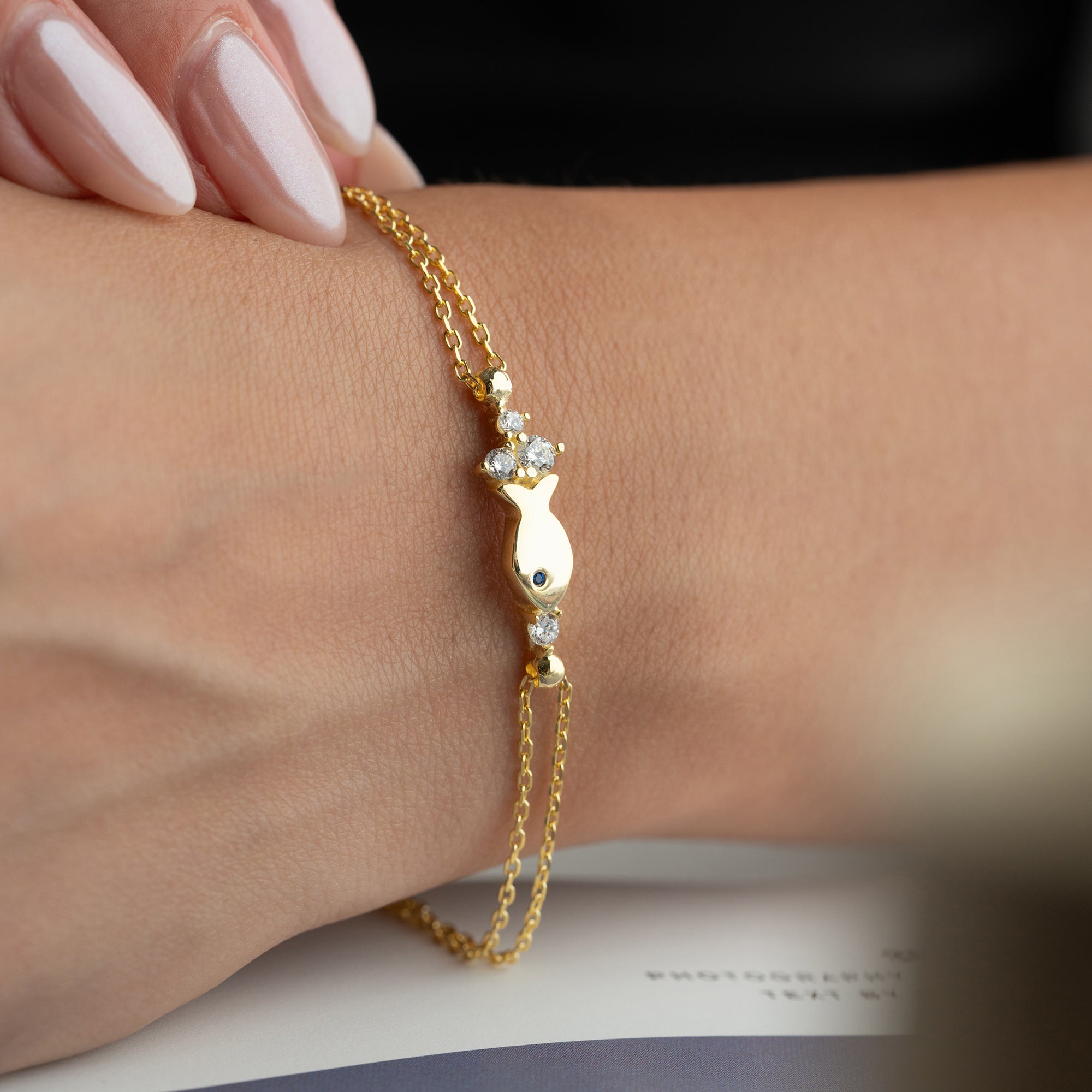 ARMBAND FÖR FISKSTEN | 925 SILVER