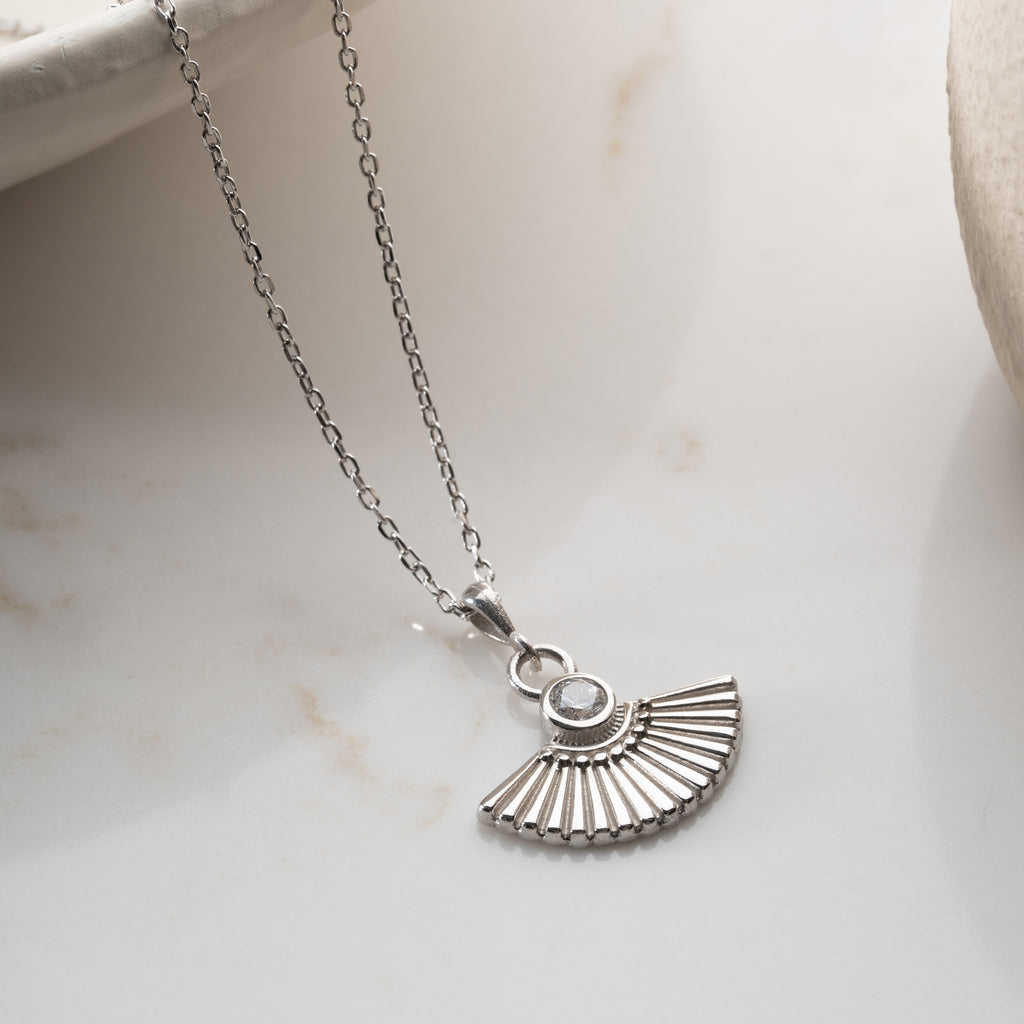 ZIRKONIUMFLÄKTKRAS | 925 SILVER