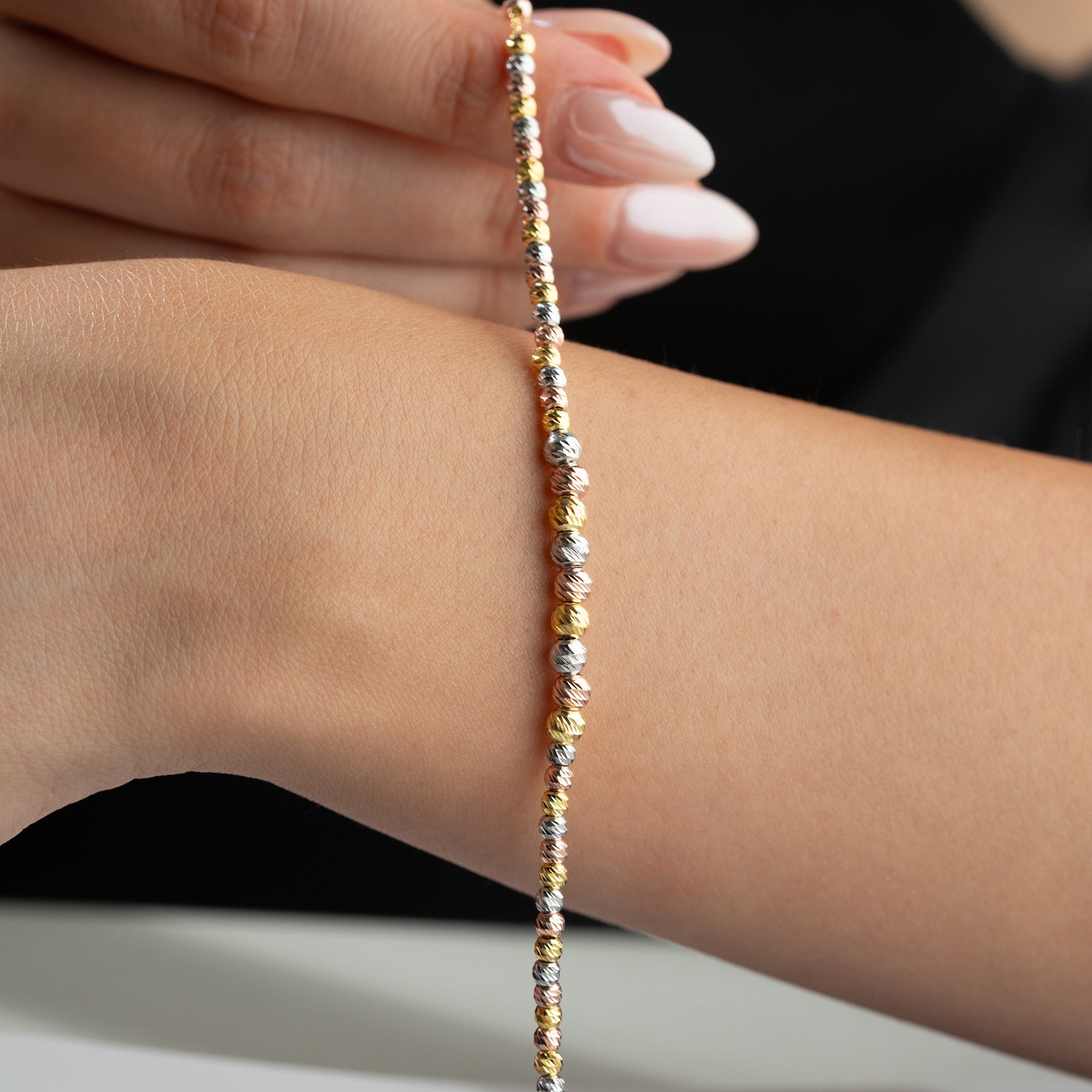 TRICOLOR DORIKA ARMBAND | 925 SILVER