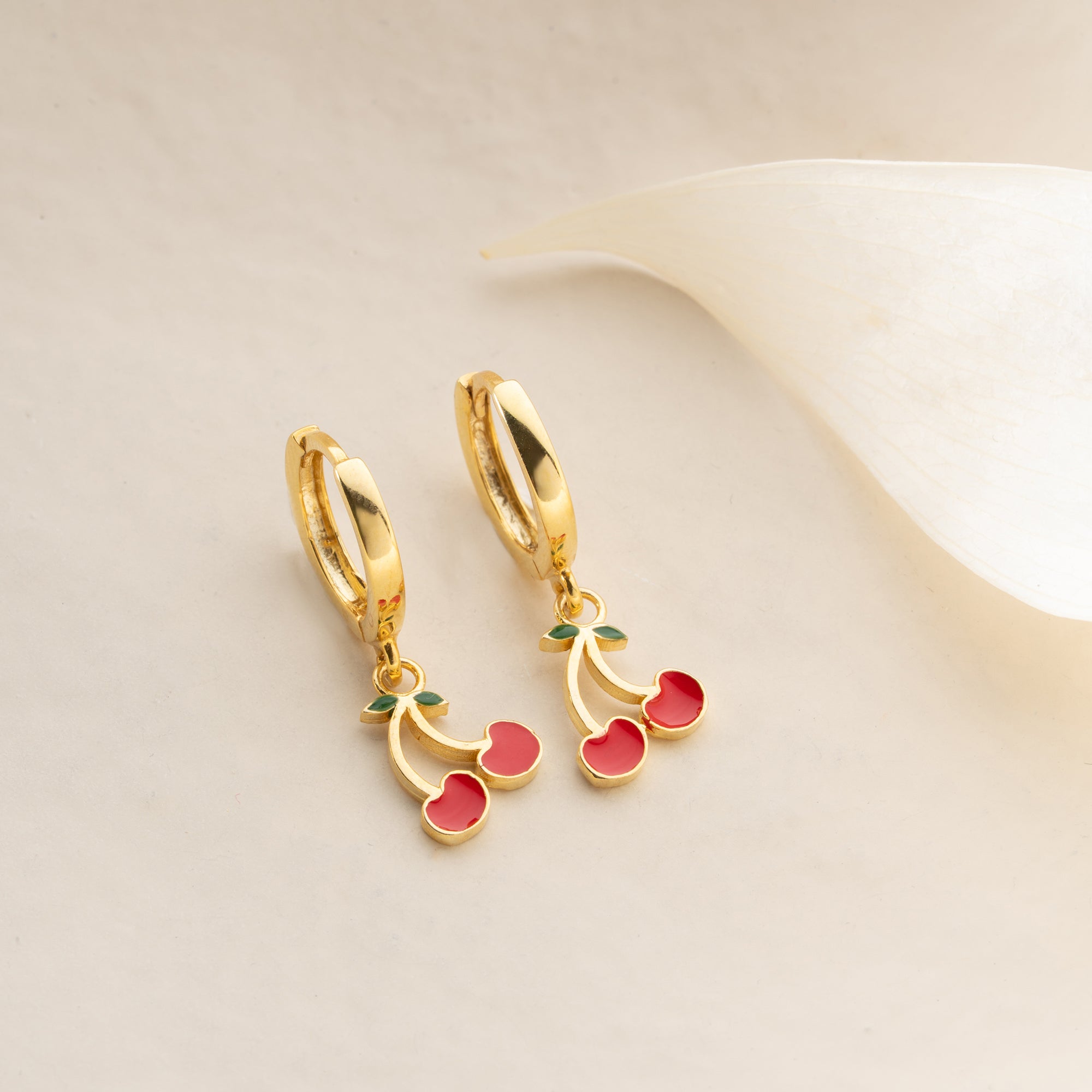 BARNS KÖRSBÄRÖRHANGEN | 925 SILVER