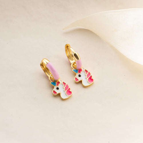 BARNENS ENHÖRNINGSÖRHÄNGEN | 925 SILVER